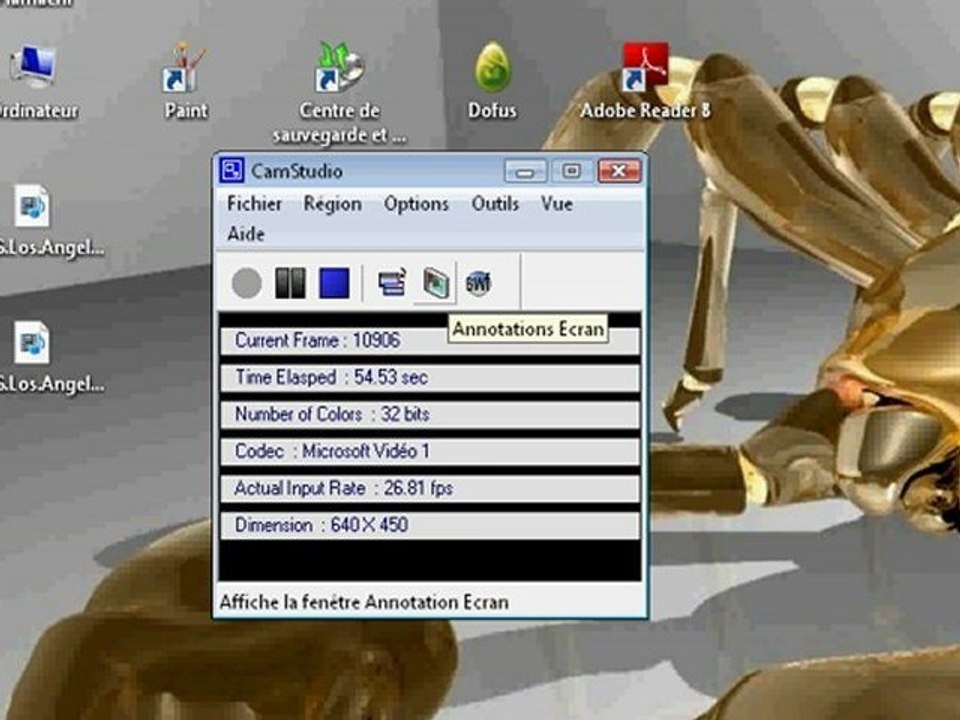 Tuto comment utiliser Camstudio V2