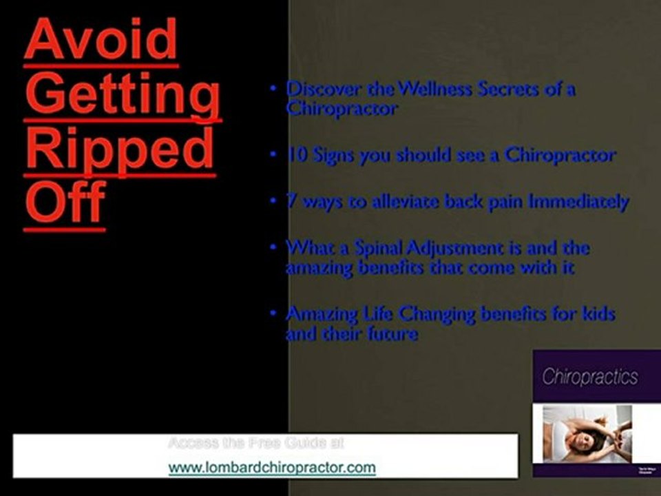 Lombard Chiropractor Practices : Find a Lombard Chiropracto