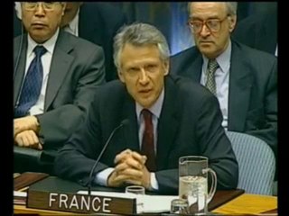 Dominique de Villepin à l'ONU - 14 février 2003