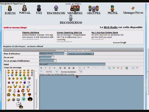 Les tutos' vidéos - Messages privés