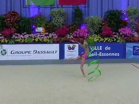 Yana LUKONINA Russie Finale Ruban Tournoi Corbeil 2010