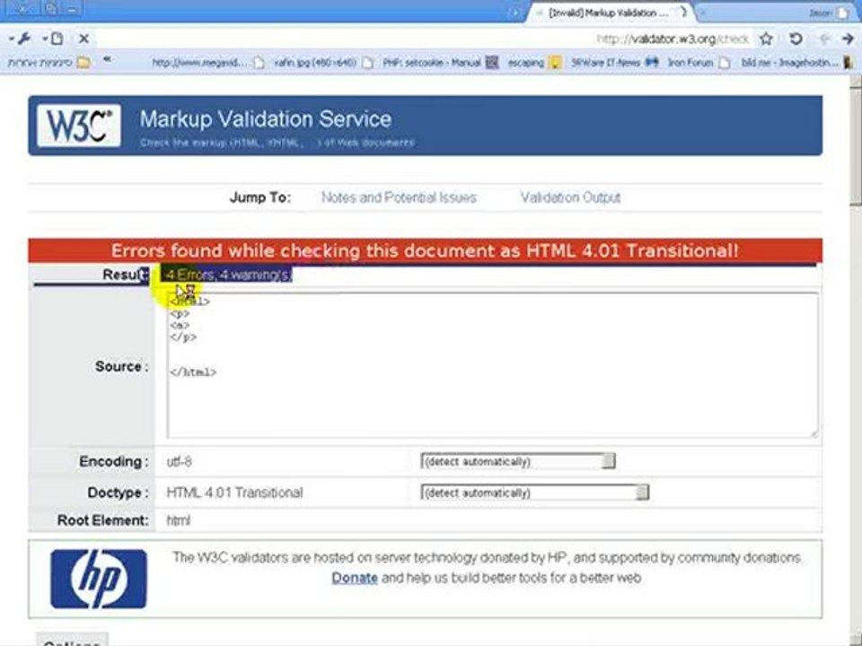 Quality WebSite HTML Validation w3c HTML Validator