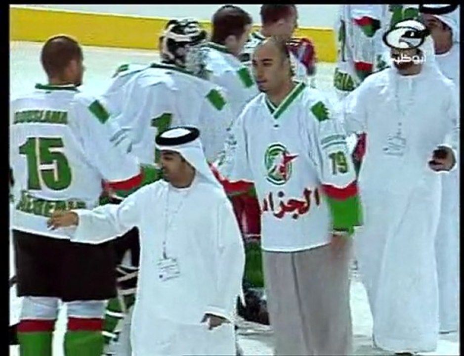 Team Algeria ice hockey in UAE - l'equipe Algérie aux EAU