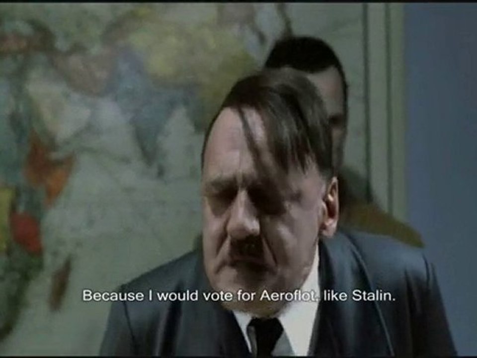Hitler rants about Singapore Airlines.
