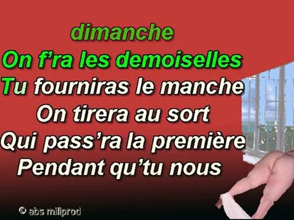 KARAOKE PAILLARDE   La Mère Michel  a decouvrir