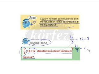 6.Sınıf Eşitlik ve Denklemler-2