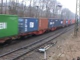 Container Train DB Schenker Rail at Duisburg,Germany