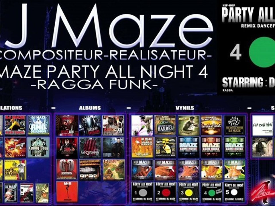 DJ MAZE Party all night 4: RAGGA FUNK (SIDE A)