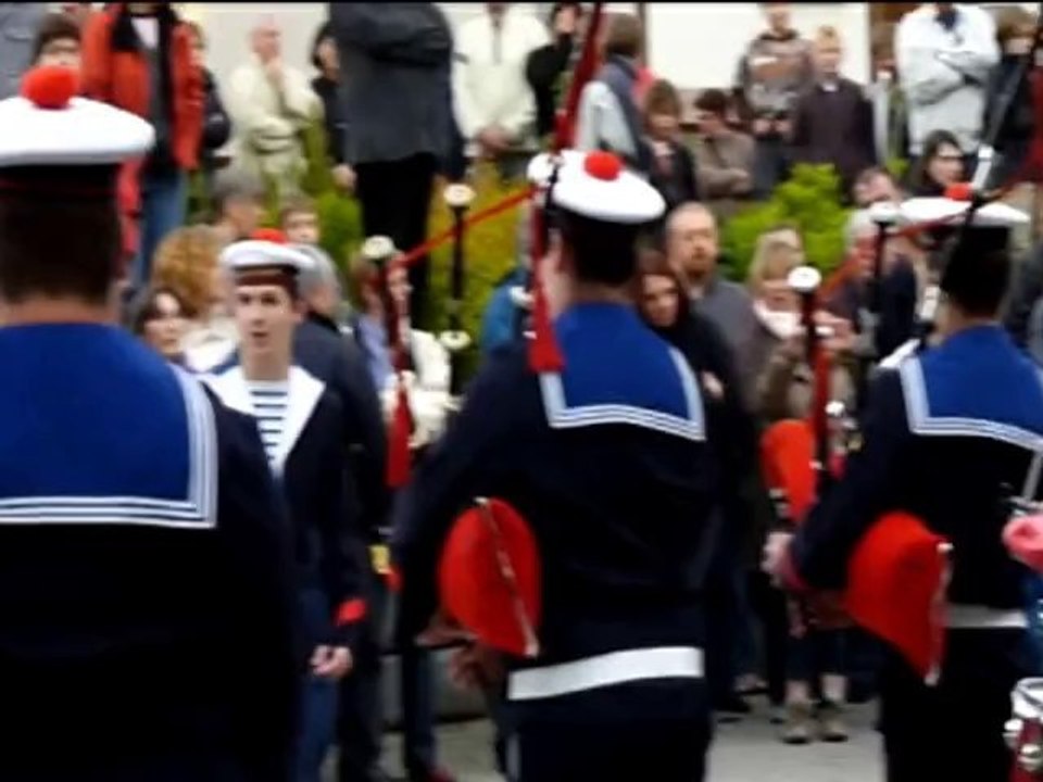 Le Bagad de Lann Bihoué à Hoenheim - Euroceltes 2010