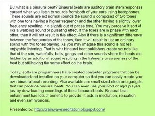 Binaural Beat Entrainment Explained