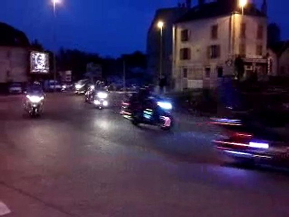 Parade Goldwing le 14 mai au soir à Epinal