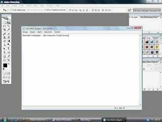 Texture & Yazının Üstünden Geçen Şerit Dersi !