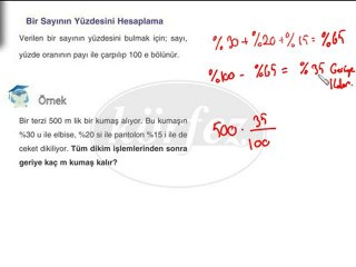 7.Sınıf Yüzde Hesapları-1