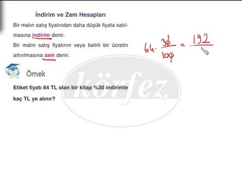 7.Sınıf Yüzde Hesapları-2