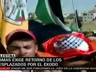 Palestinos conmemoran la Nakba en Gaza