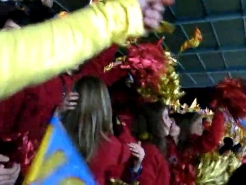 les flammes USAP vs toulouse 2010 demi finale