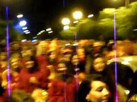 les flammes USAP vs toulouse 2010 demi finale