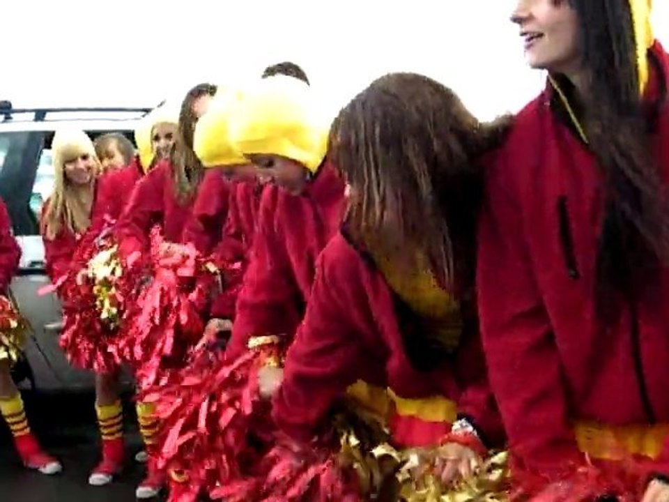 les flammes  USAP vs toulouse 2010 demi finale