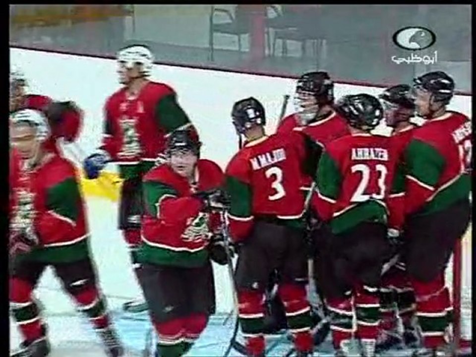 Algeria vs Morocco warm up Arab Cup ice hockey Algérie - Mar