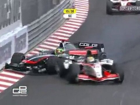 GP2 saison 2010 Monaco sprint race Valerio crash