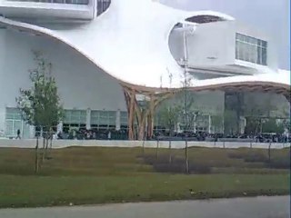 forte affluence au centre pompidou
