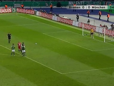 DFB Pokal Finale Bayern 1 Bremen 0
