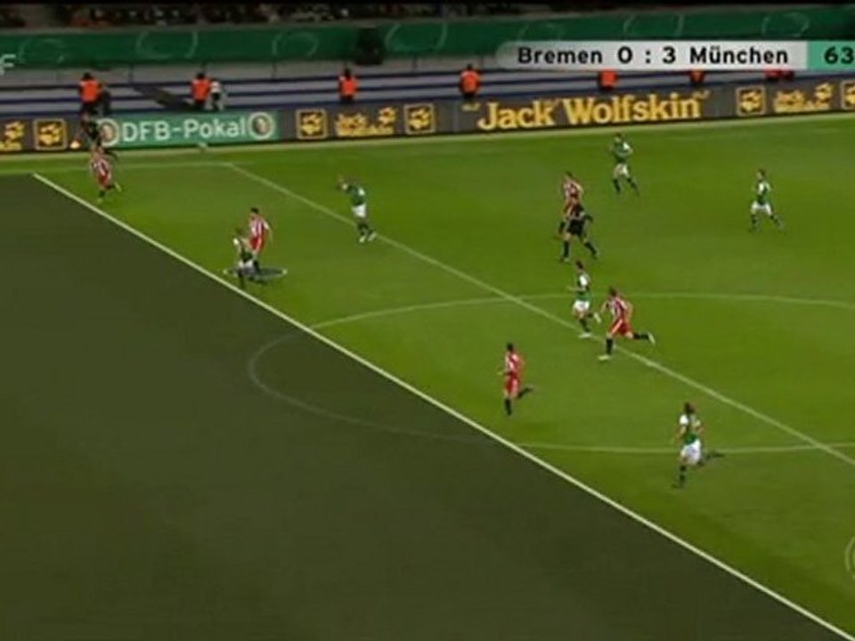 DFB Pokal Finale  Bayern 3 Bremen 0