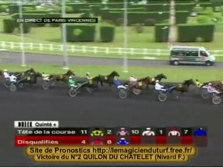 Vidéo Quinté a Vincennes 15 mai 2010 PRIX DU GATINAIS