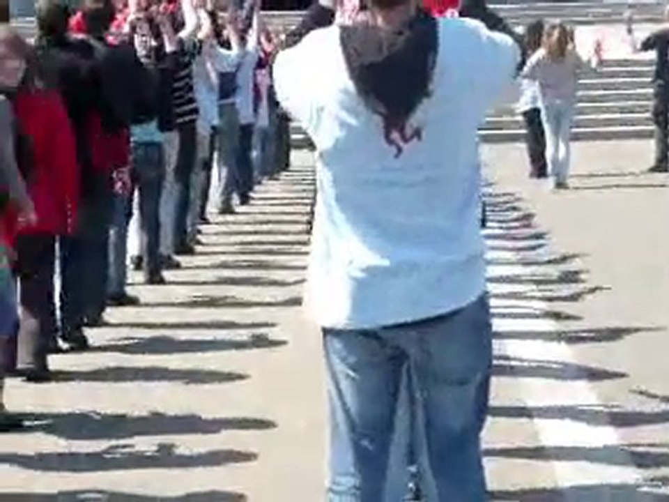 Flash mob Lourdes 2010