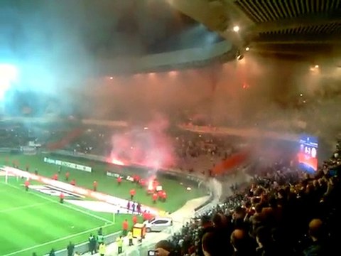 psg montpellier H22 auteuil fumigéne contestation
