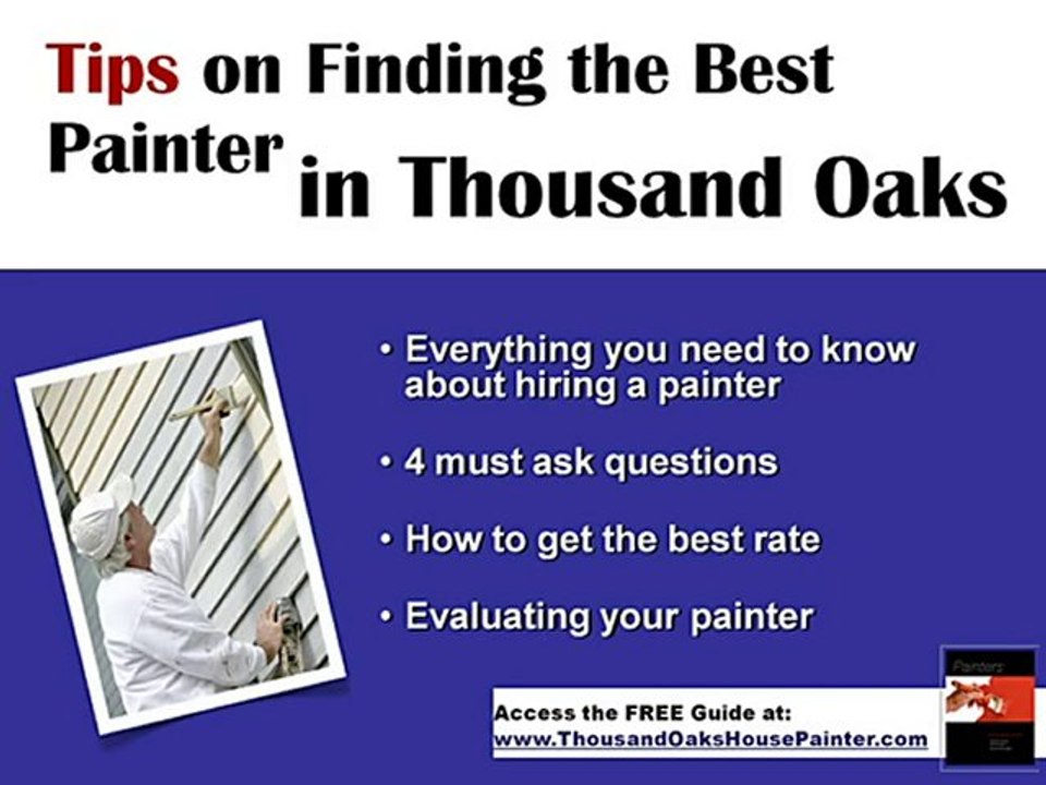 Don't Get Ripped-off find Best Thousand Oaks House Painter