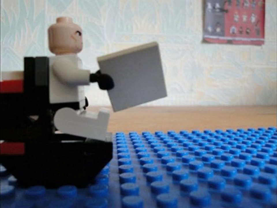 lego star wars- le clone au WC-