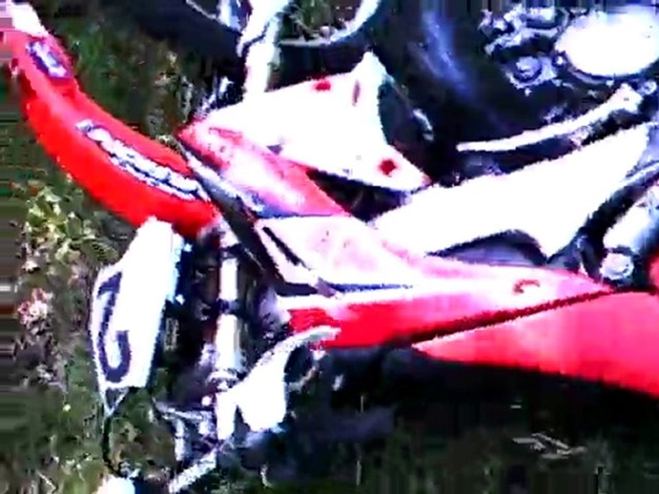 Gamelle enduro Cam embarquée Honda hm CRE 125