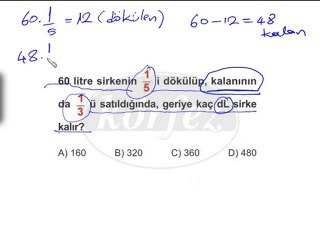 6. Sınıf Sıvı Ölçü Birimleri Çözümlü-1