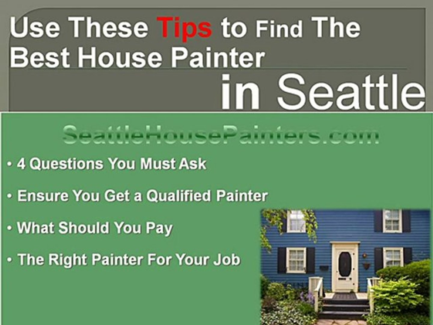 Seattle House Painters House Painters Info