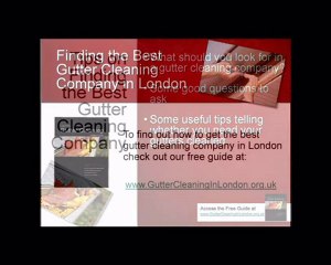 Gutter Cleaning in London