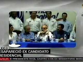 Investigan presunto secuestro de ex candidato presidencial d