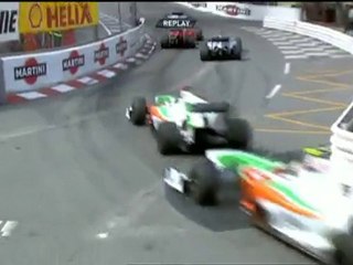 Schumacher VS Alonso - Adelantamiendo en Monaco