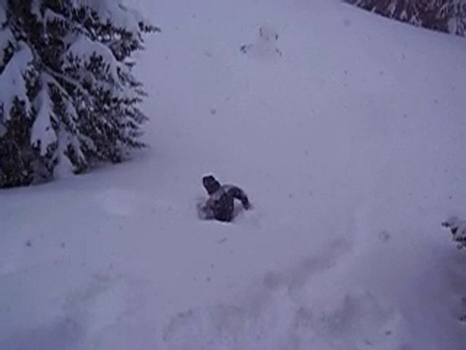 Saut dans la neige