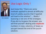 Use Logic to Solve Sudoku Puzzles Never Guess
