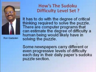 What do the sudoku puzzle difficulty levels mean ?