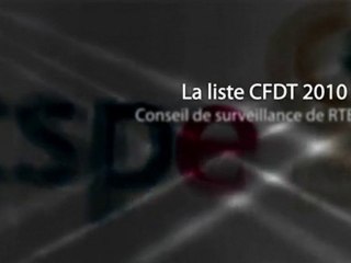 Liste CFDT aux élections du conseil de surveillance de RTE
