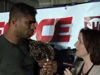 Overeem post fight brett rogers