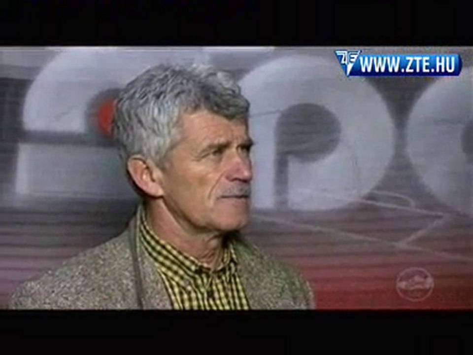 2010.05.16 Csank János nyilatkozott a Haladás-ZTE meccs után