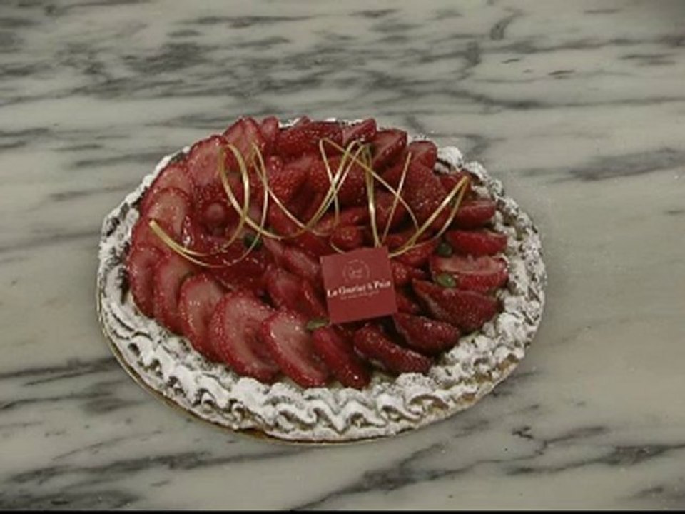La tarte aux fraises by Michel Galloyer - Grenier à Pain