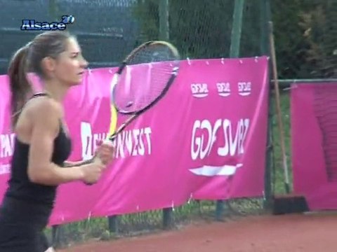 Tennis : Les Internationaux de Strasbourg vus par Maïlyne