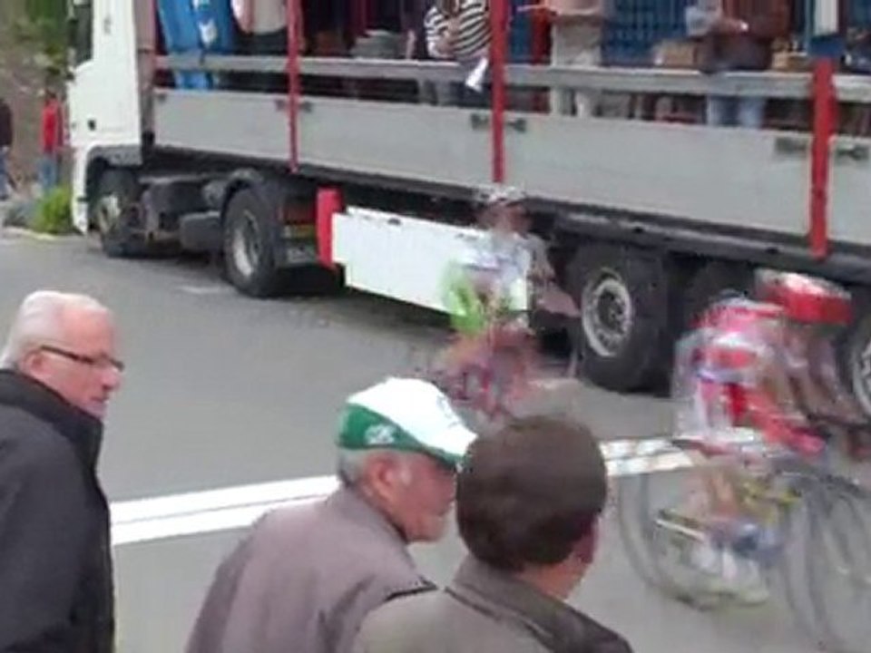 arrivée du peloton