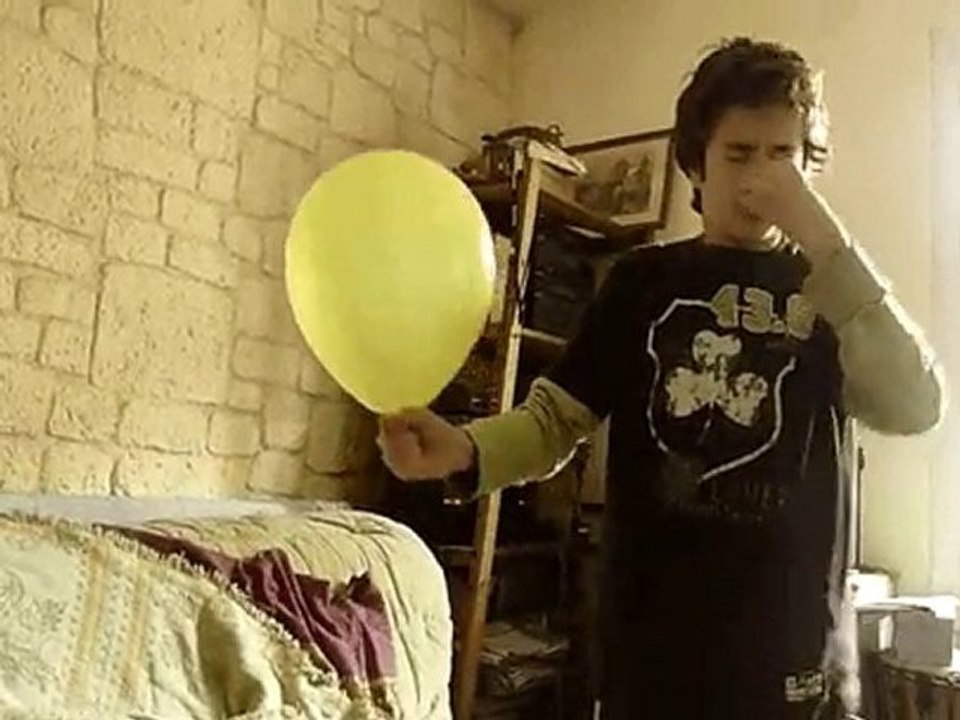 gonfler un ballon sans les mains