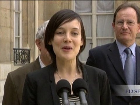 Clotilde Reiss a été reçue à l'Elysée avec sa famille