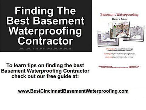 Best Cincinnati Basement Waterproofing Contractor